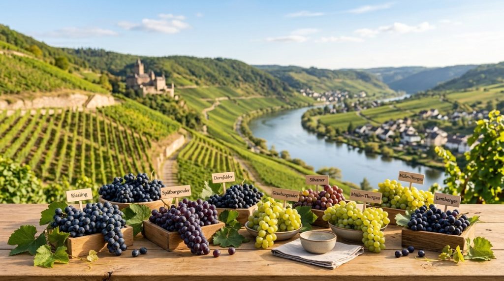 Entdecke die beliebtesten Rebsorten in deutschen Weinregionen