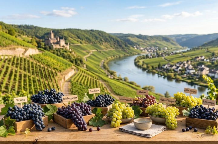 Entdecke die beliebtesten Rebsorten in deutschen Weinregionen
