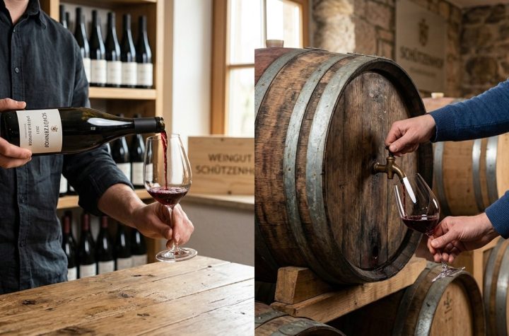 Wein aus der Flasche oder vom Fass: Was ist der Unterschied?