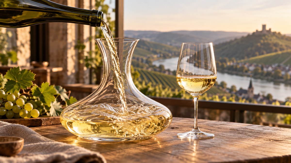 Warum deutsche Weine oft besser schmecken, wenn Sie sie länger atmen lassen